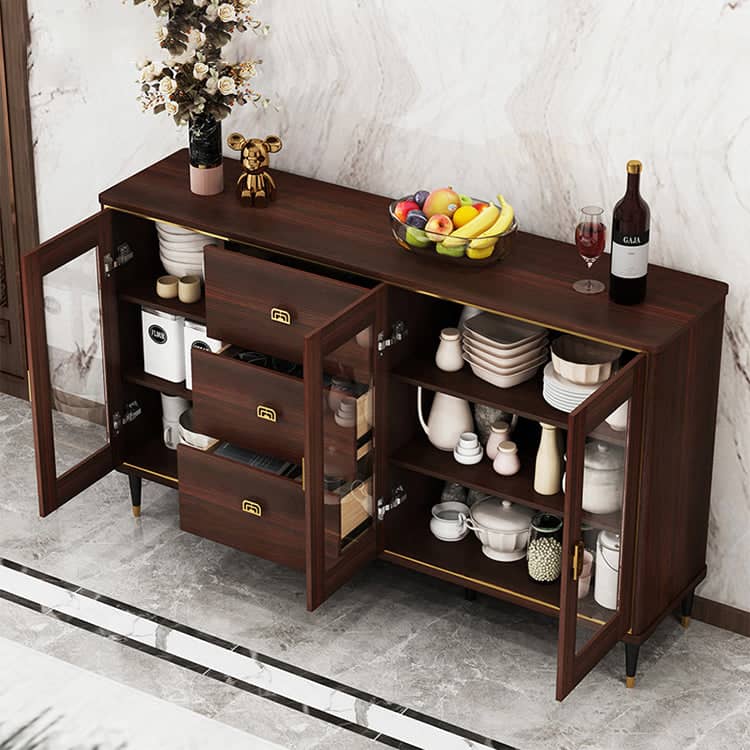 بوفيه طعام خشبي فاخر - CELY