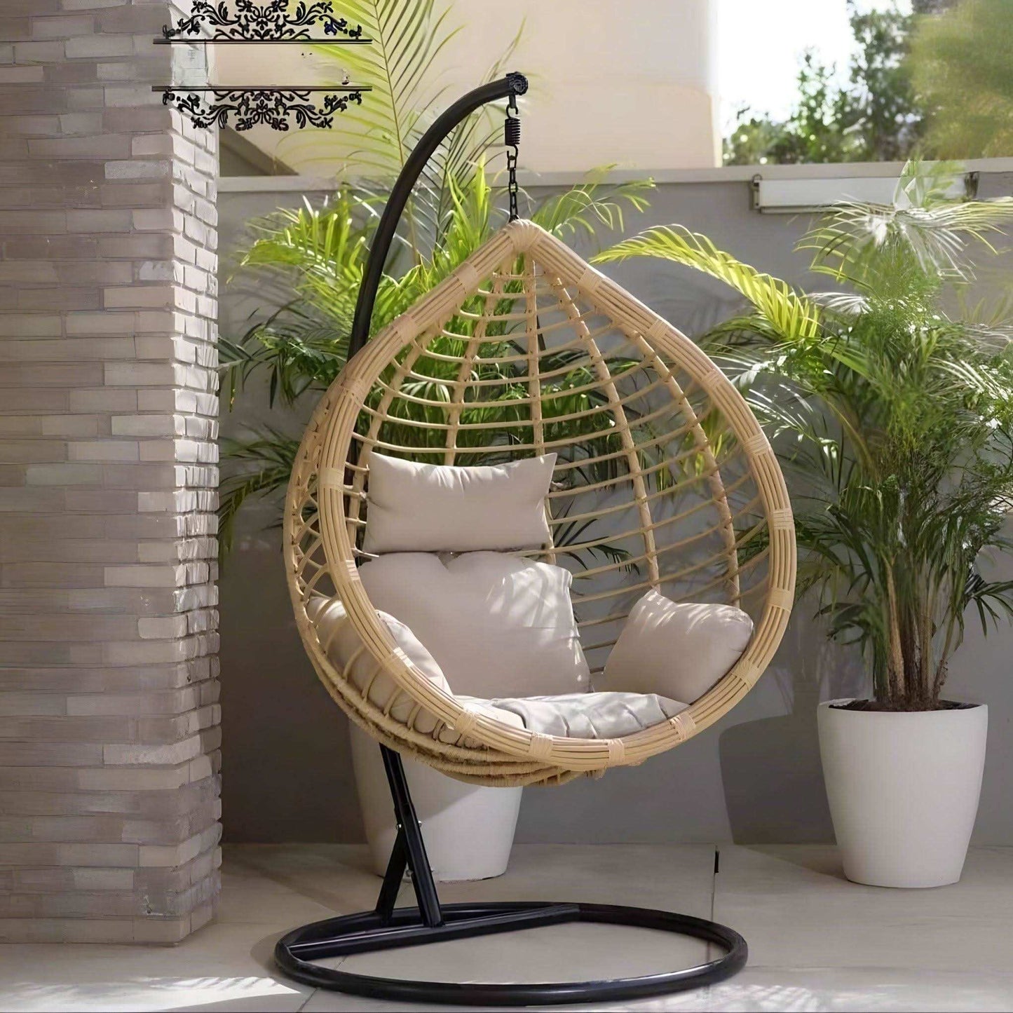 مرجيحة حديد وراتان - Baytuk