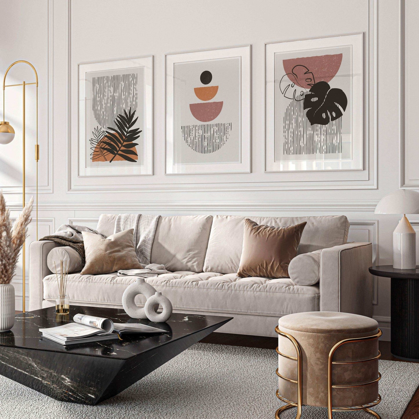 طقم لوحات حائط 120*60 سم - Baytuk