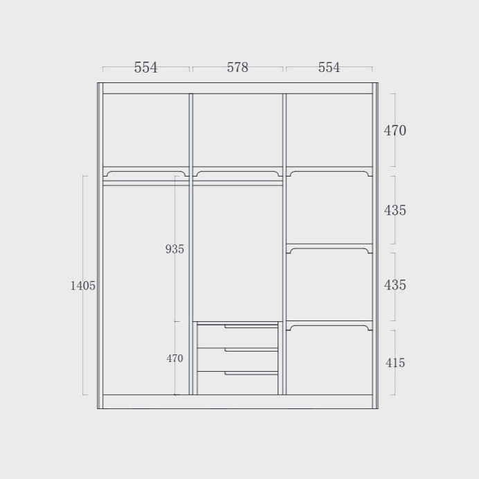 دولاب خشبي مميز - LUCY