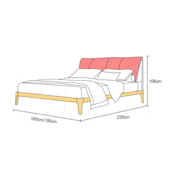 سرير بتصميم حديث - ROOK