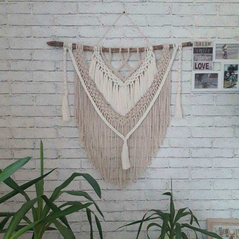 مكرمية حائط ملونة فريدة - Baytuk