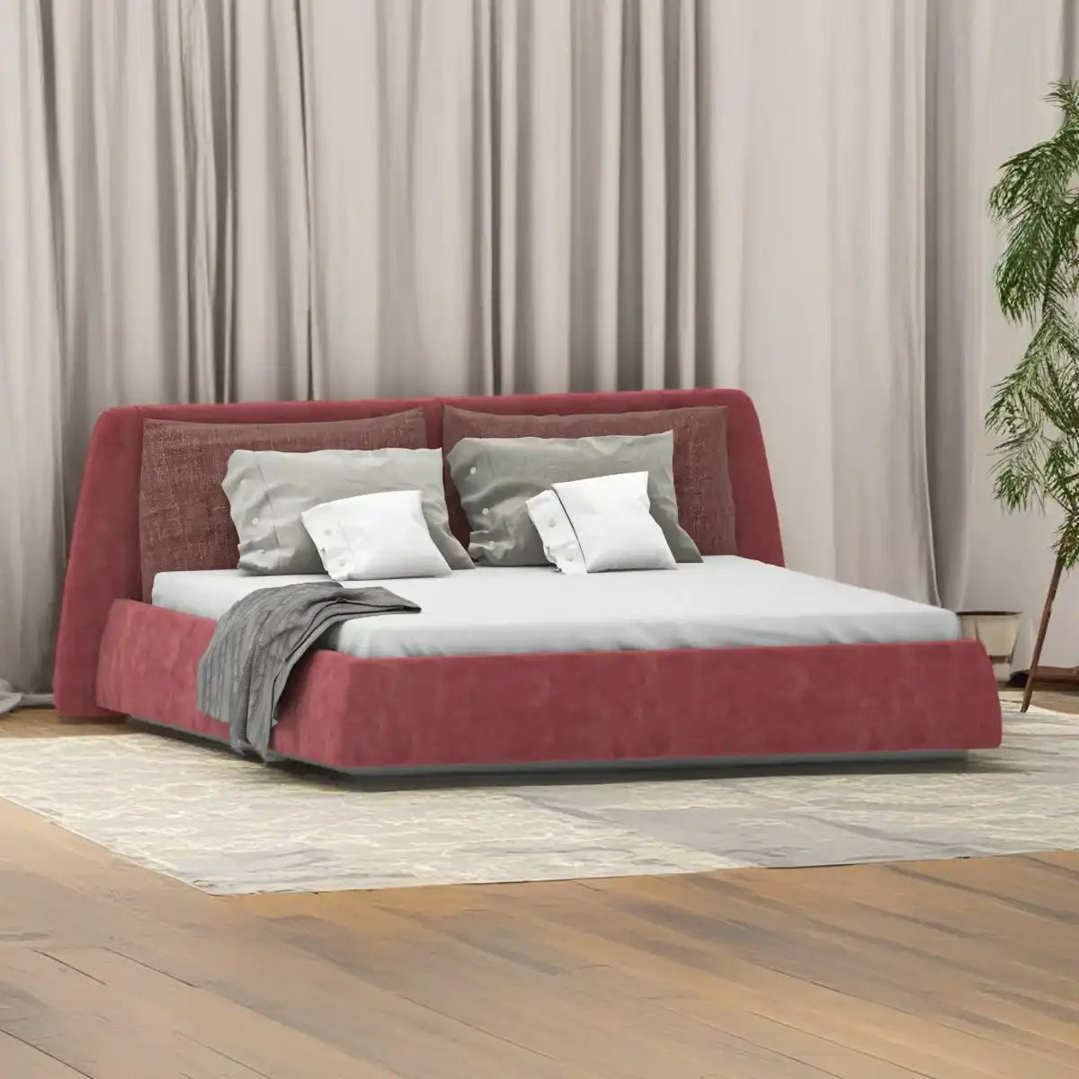 سرير خشب طبيعي - Baytuk