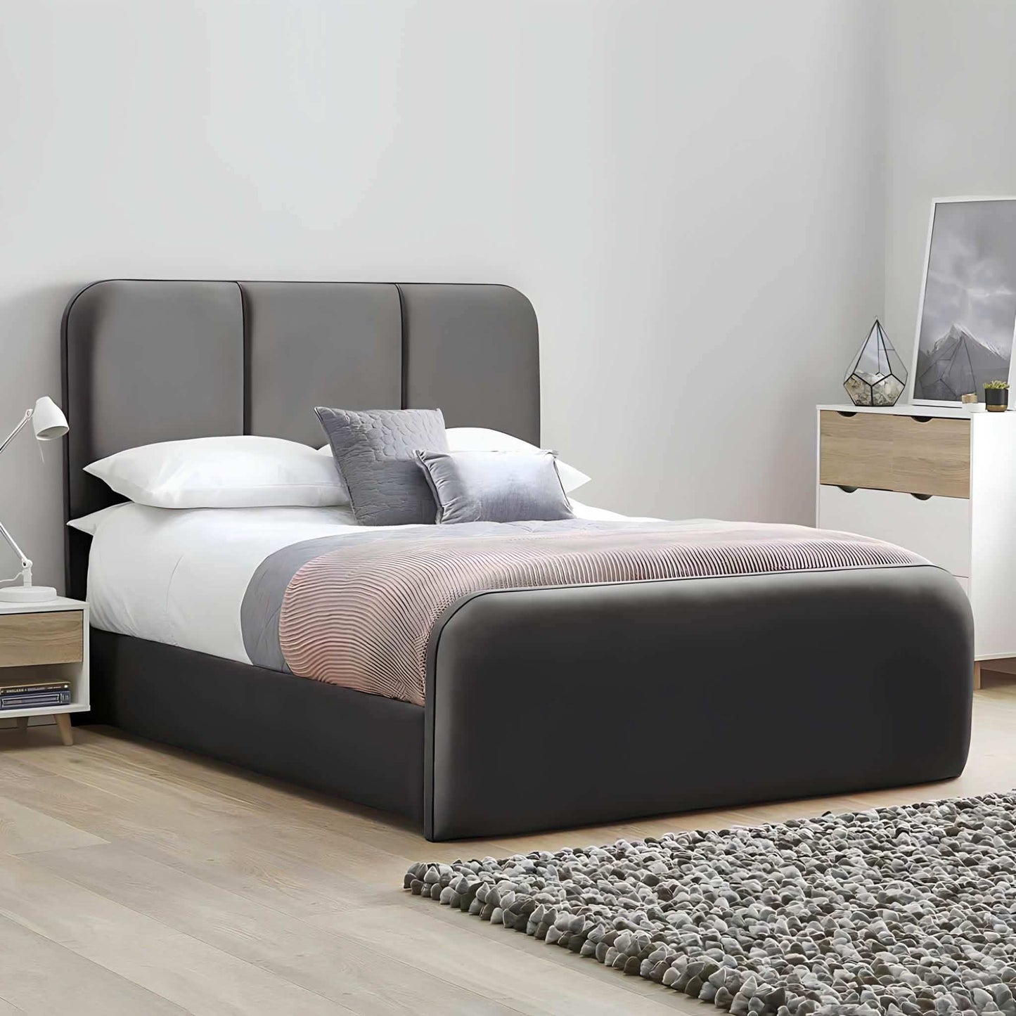 سرير خشب كونتر عصري - Baytuk