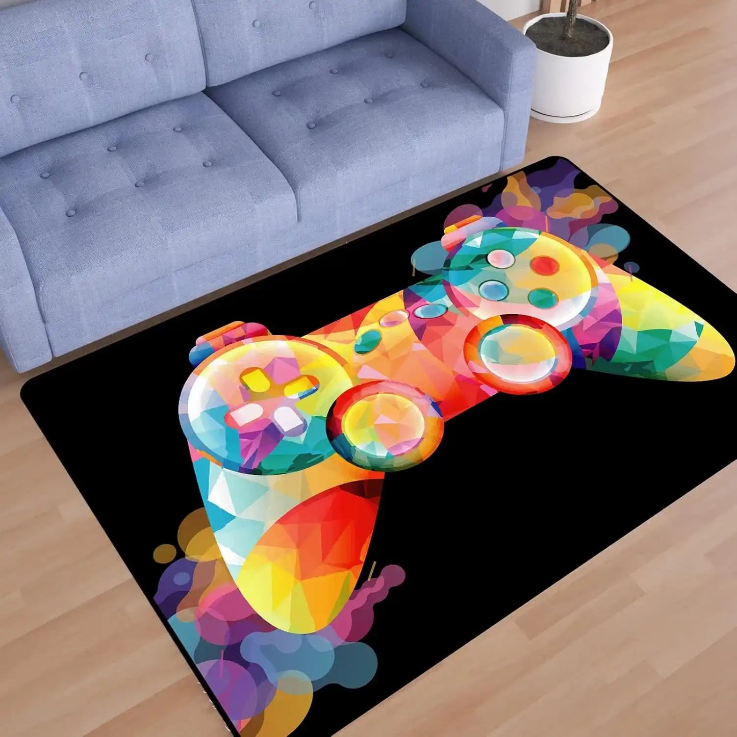 سجادة أرضية متعددة الألوان - Baytuk