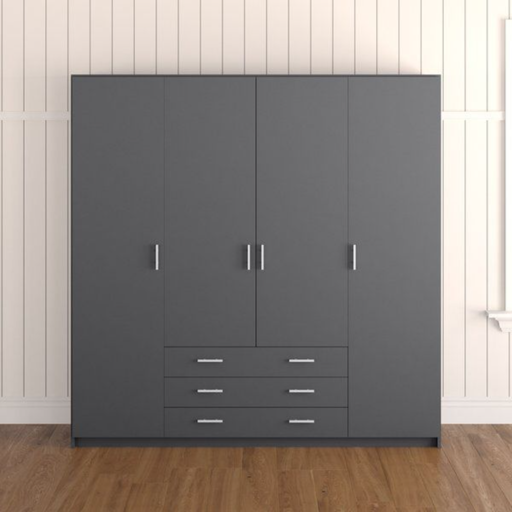 دولاب رمادي عصري