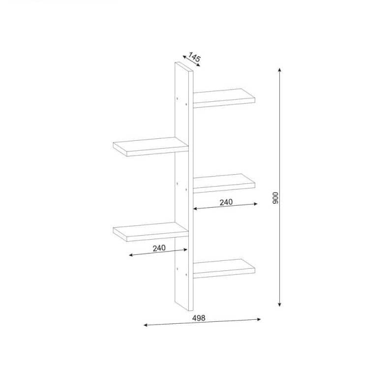ارفف حائط لونين آونلاين بتصميم مميز