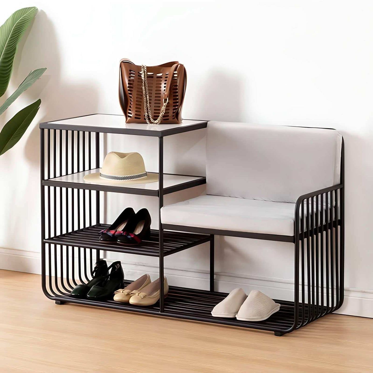 بانكيت معدن مع خزانة احذية - Baytuk