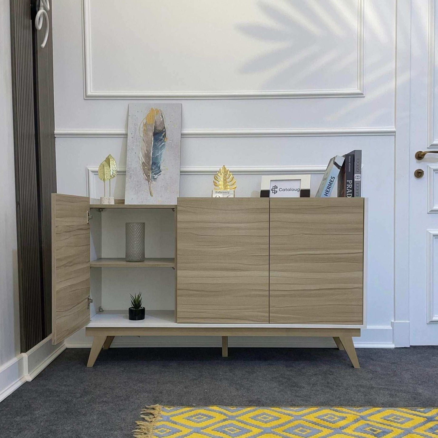 بوفيه بأرفف داخلية متعددة - Baytuk