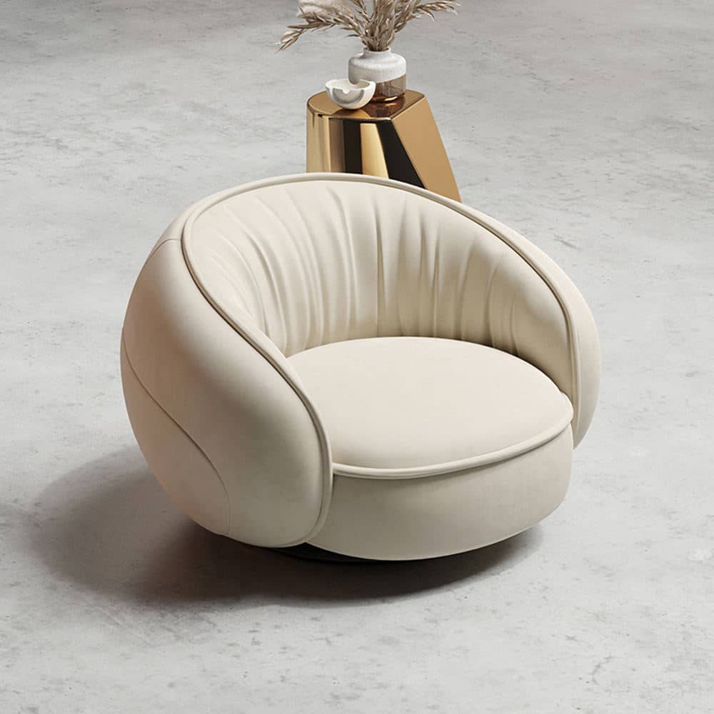 تصميم كرسي المعيشة بشكل دائري