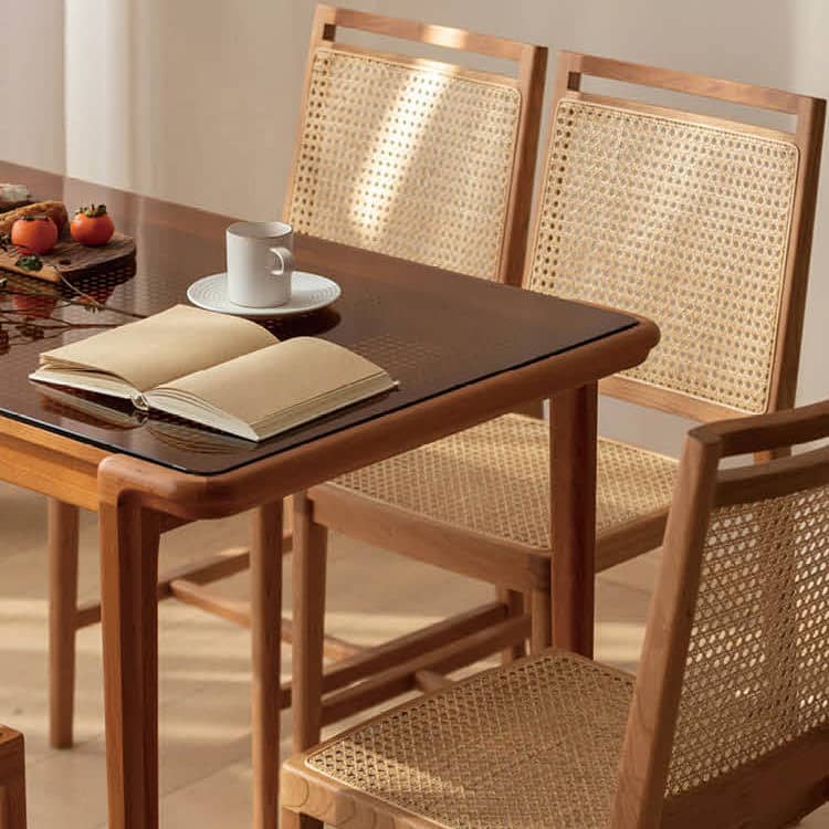 كرسي طعام بتصميم ريفي - BAYTK