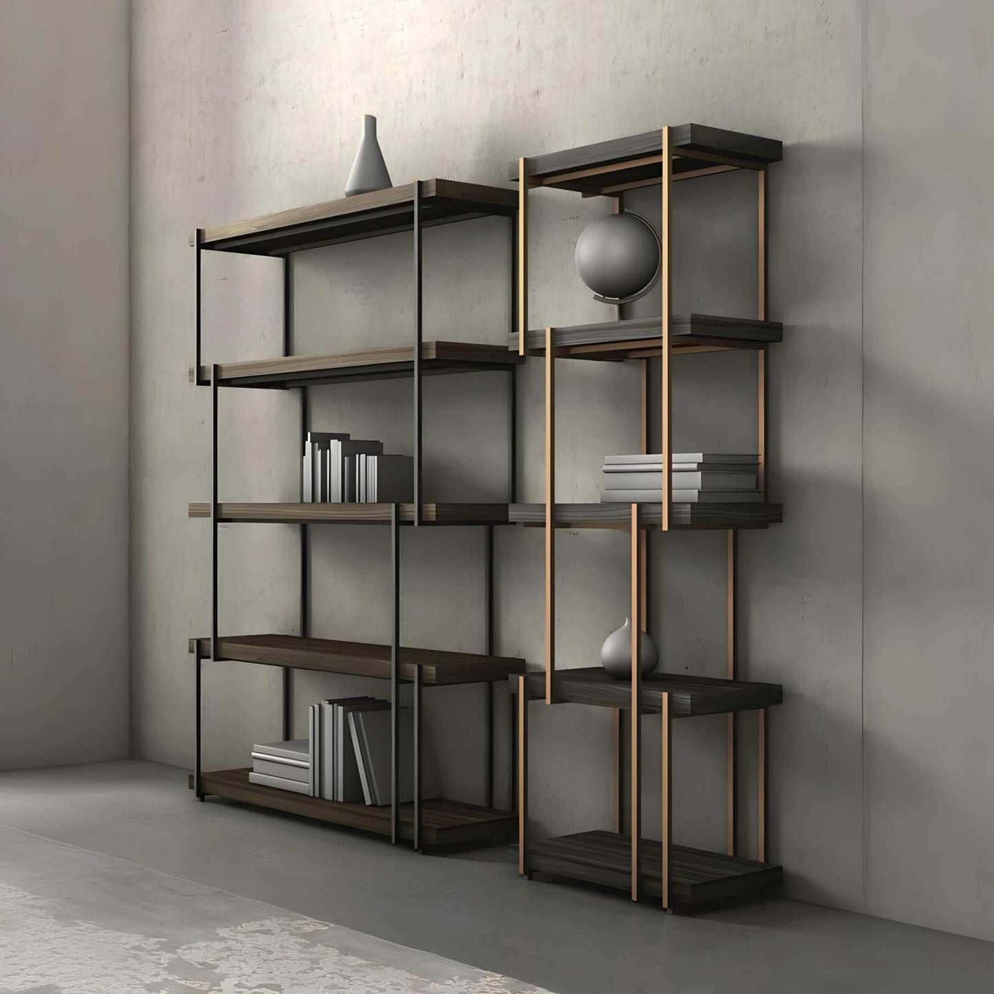 رفوف معدنية عصرية مذهلة لتنظيم مثالي - Baytuk