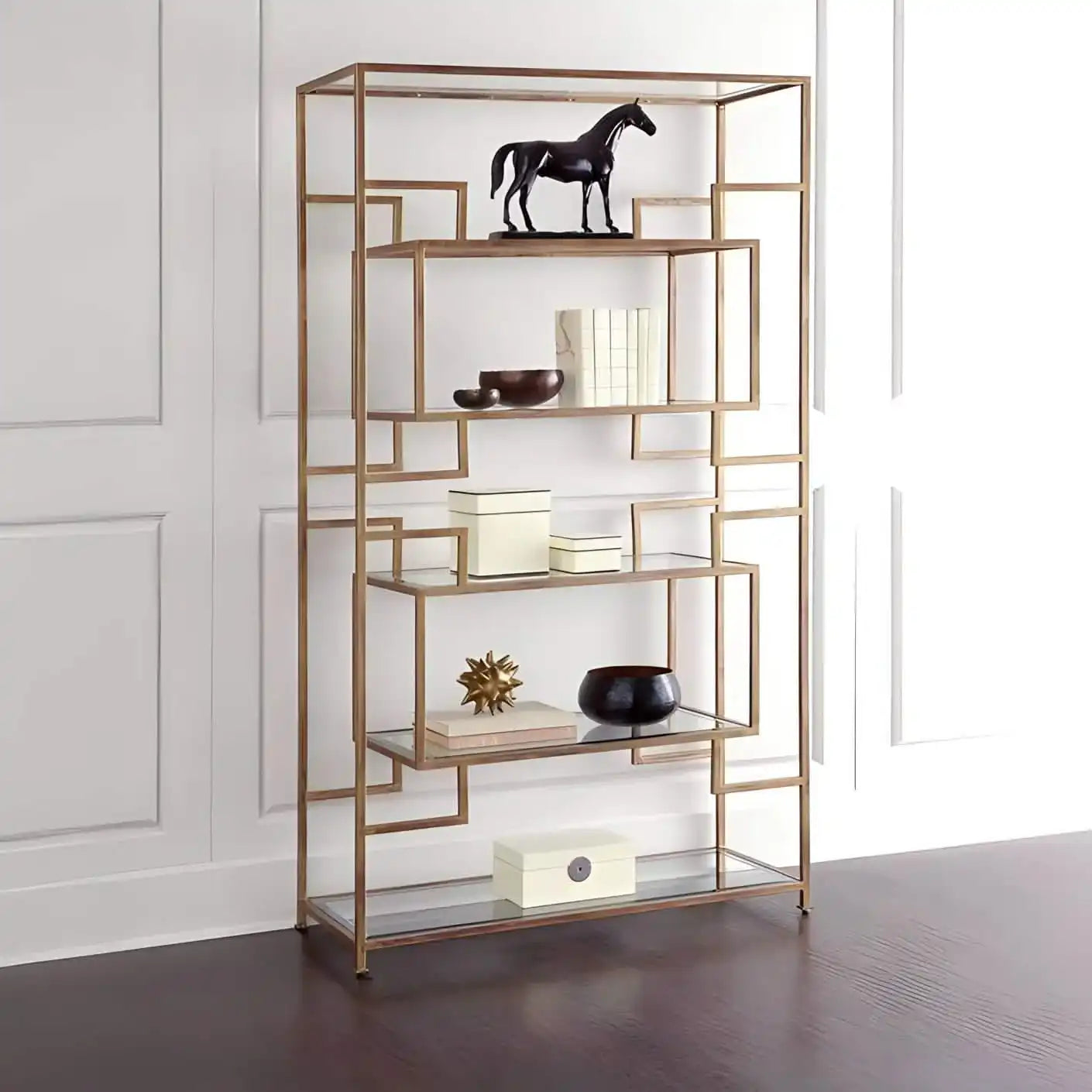 وحدة أرفف معدنية عصرية لتنظيم مثالي - Baytuk