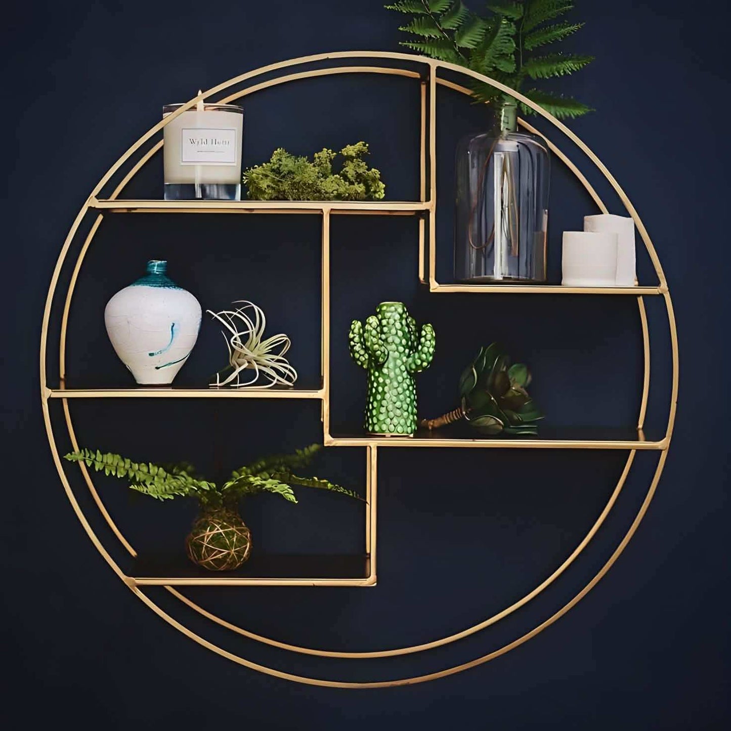 وحدة أرفف معدنية راقية بتصميم عصري لتنظيم مثالي - Baytuk