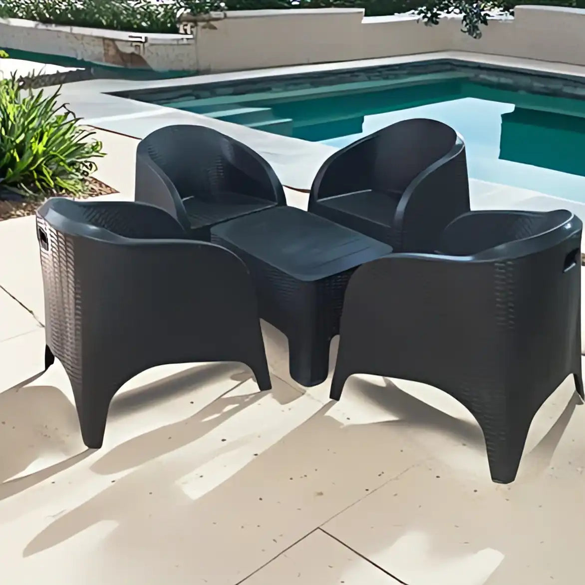 طقم خارجي 4 كرسي و طاولة - Baytuk