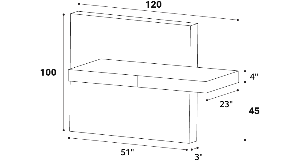 مكتب خشبي مبتكر - DORE