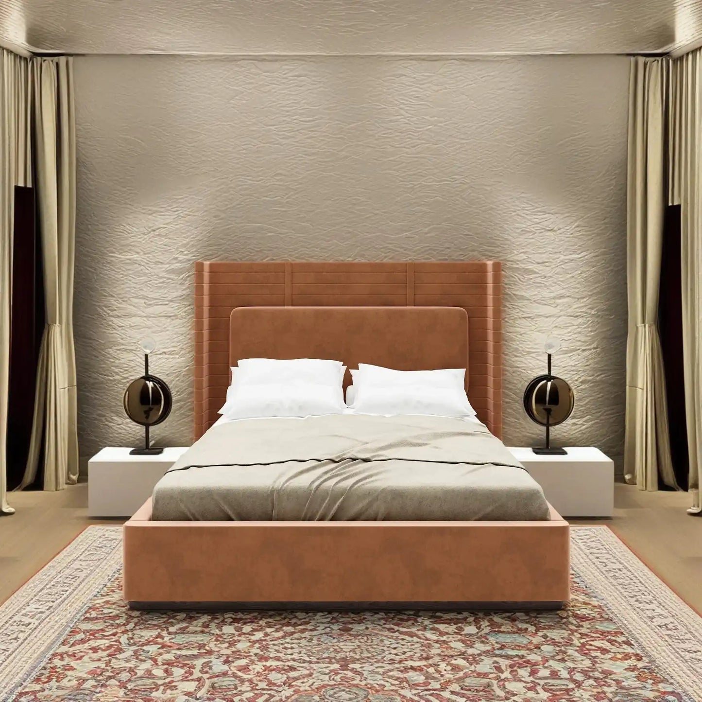 سرير خشب طبيعي - Baytuk