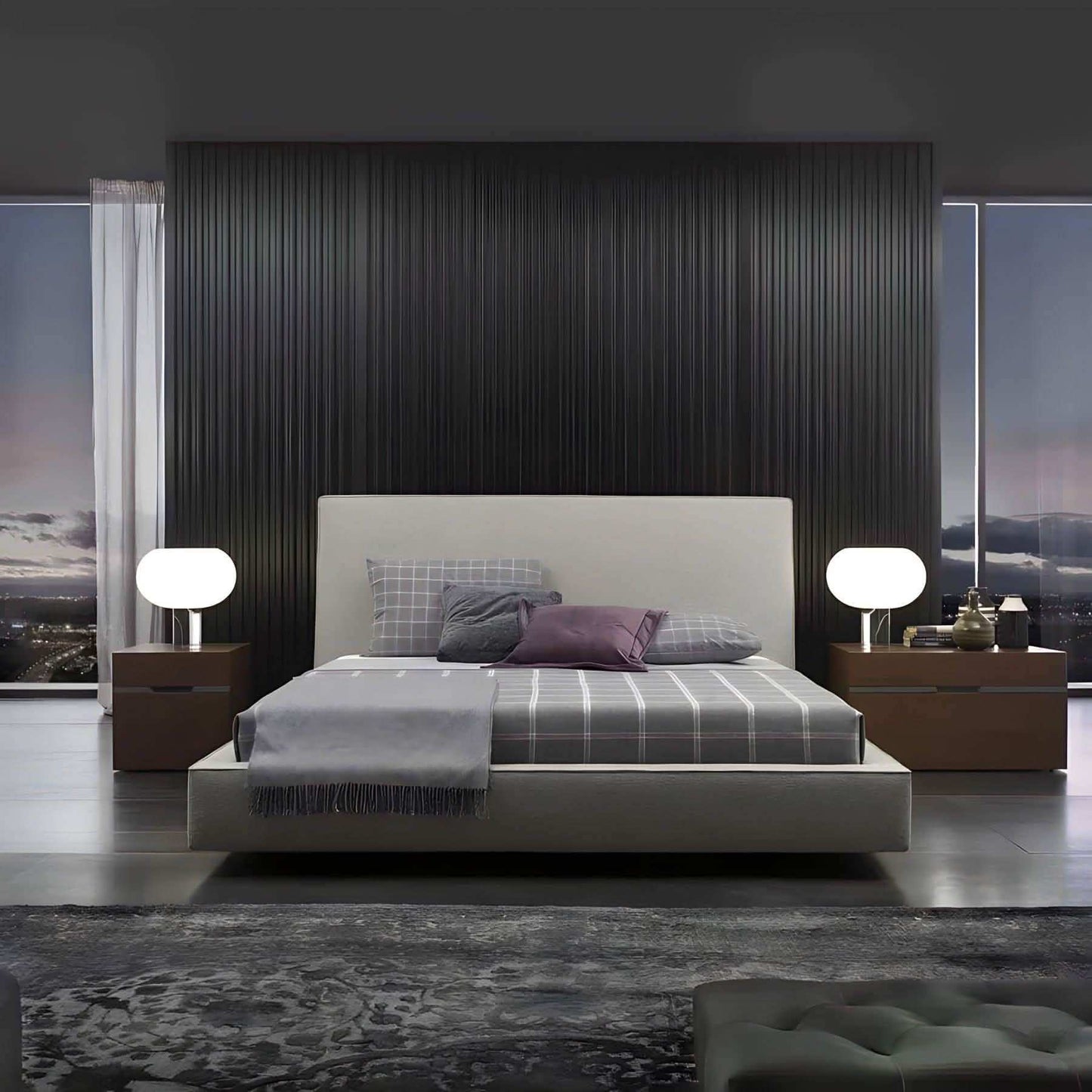 سرير خشب طبيعي 232*202*110 سم - HIP118 Hippo