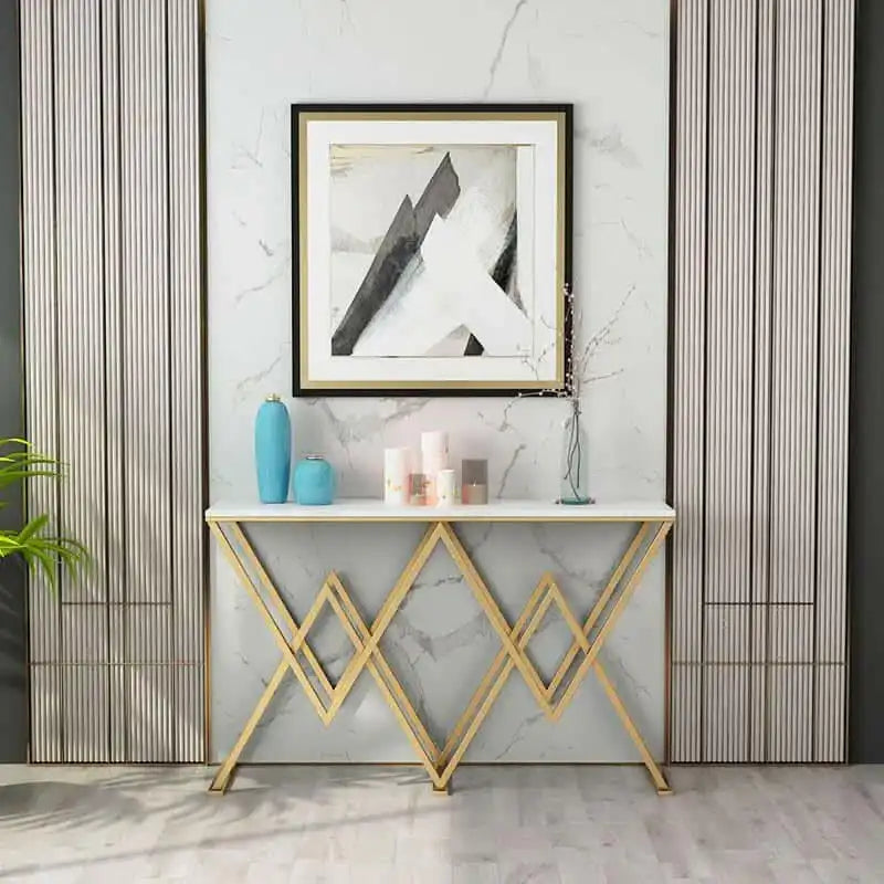 كونسول معدني هندسي أنيق - Baytuk