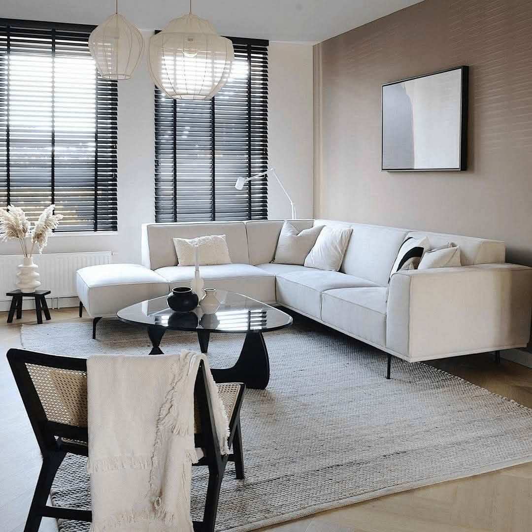 ركنة خشب طبيعي 290*230*90*75 سم - HIP139 - Homix