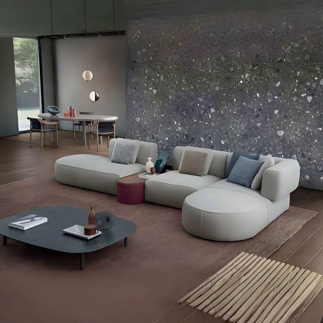 ركنة خشب طبيعي 325*165*85*80 سم - HIP90 - Homix