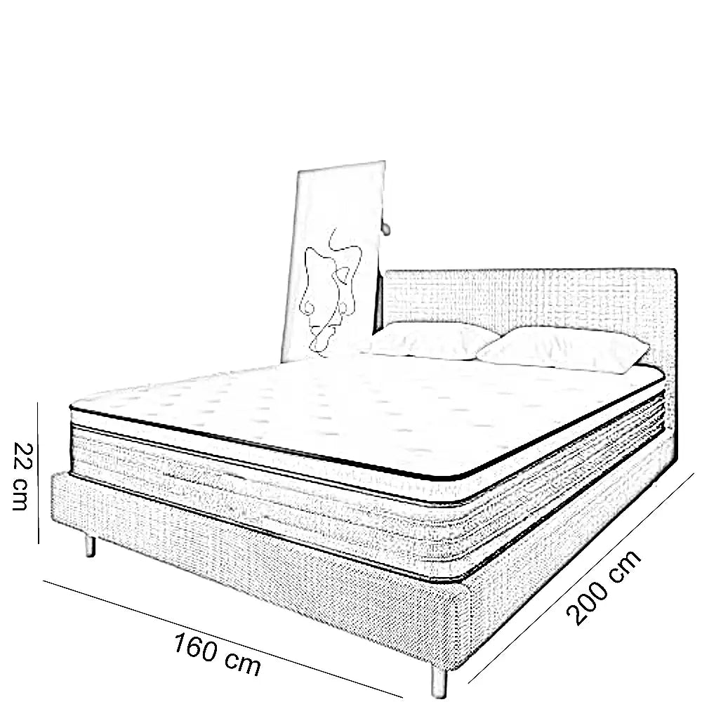 مرتبة سرير،160*200*22 سم