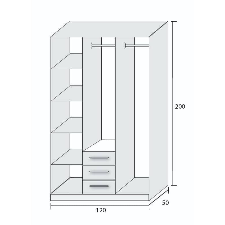 دولاب بتصميم حديث - LUCY