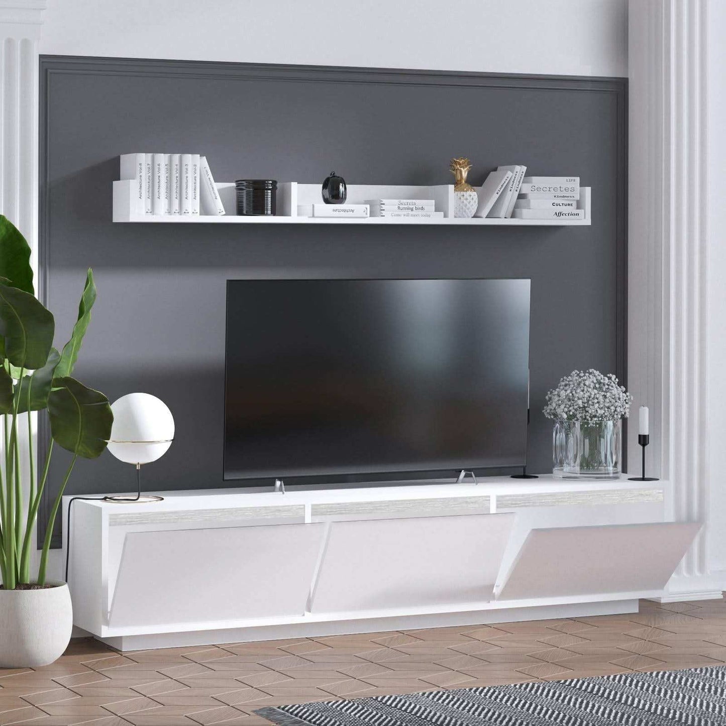طاولة تلفاز بتصميم مودرن - Baytuk