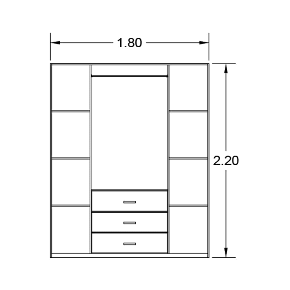 دولاب بتصميم عصري - LUCY