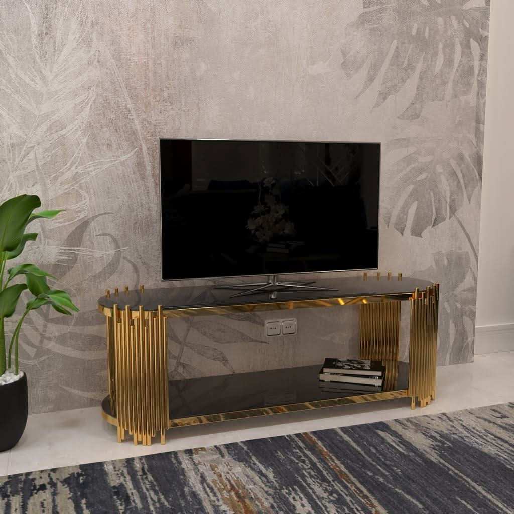 طاولة تلفاز مزودة برف - Baytuk