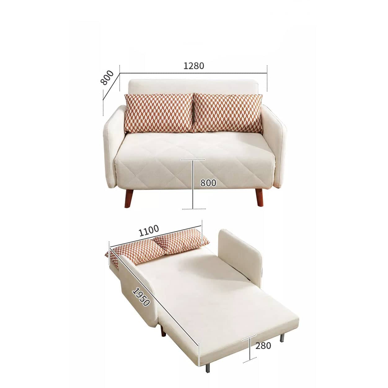 كنبة سرير مودرن - MERA