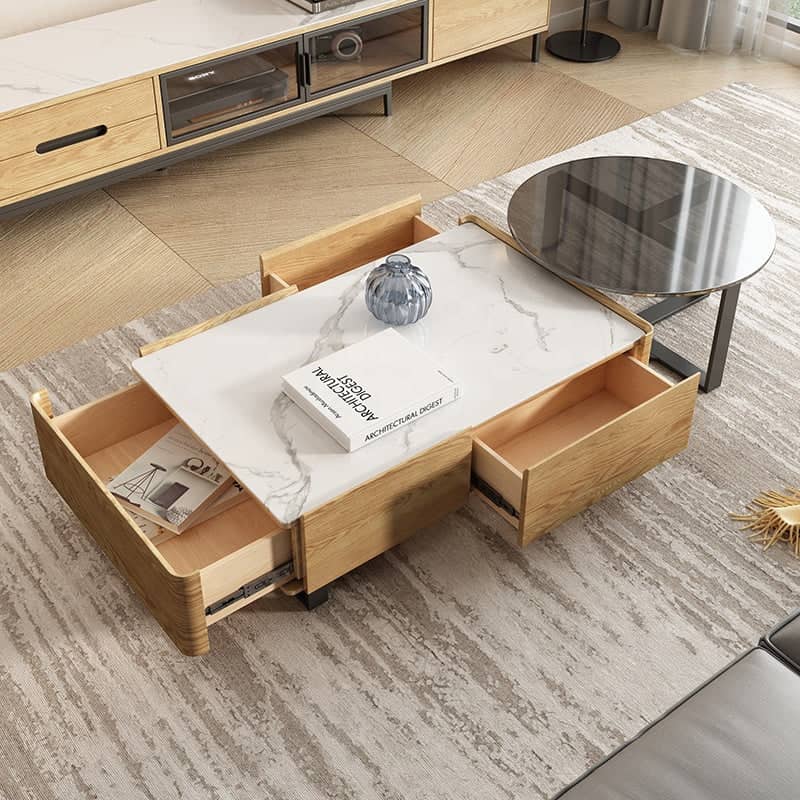 طاولتين قهوة مزدوجة مودرن - MODULUXE