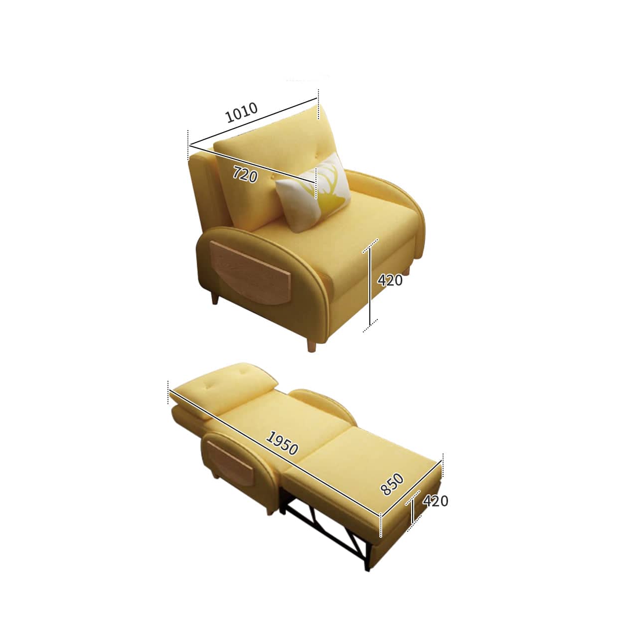 كرسي استرخاء بتصميم مرن - BAYTK