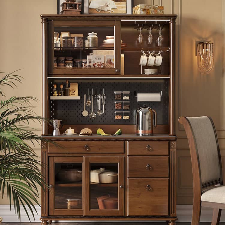 بوفيه الطعام بأرفف ووحدات تخزبن مميزة 