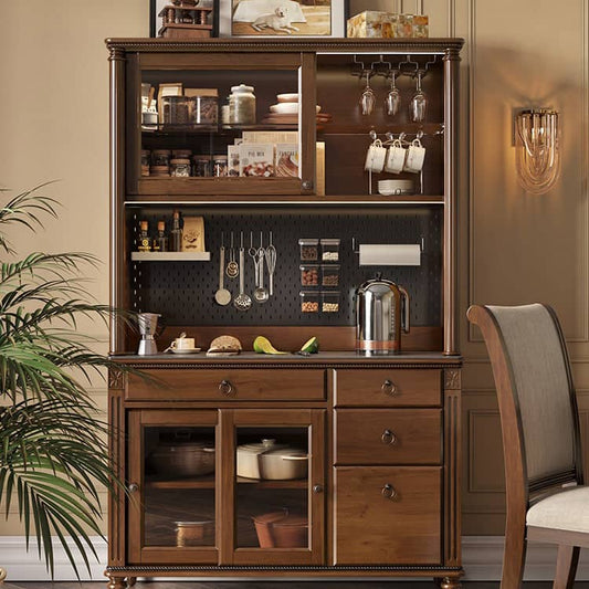 بوفيه الطعام بأرفف ووحدات تخزبن مميزة 