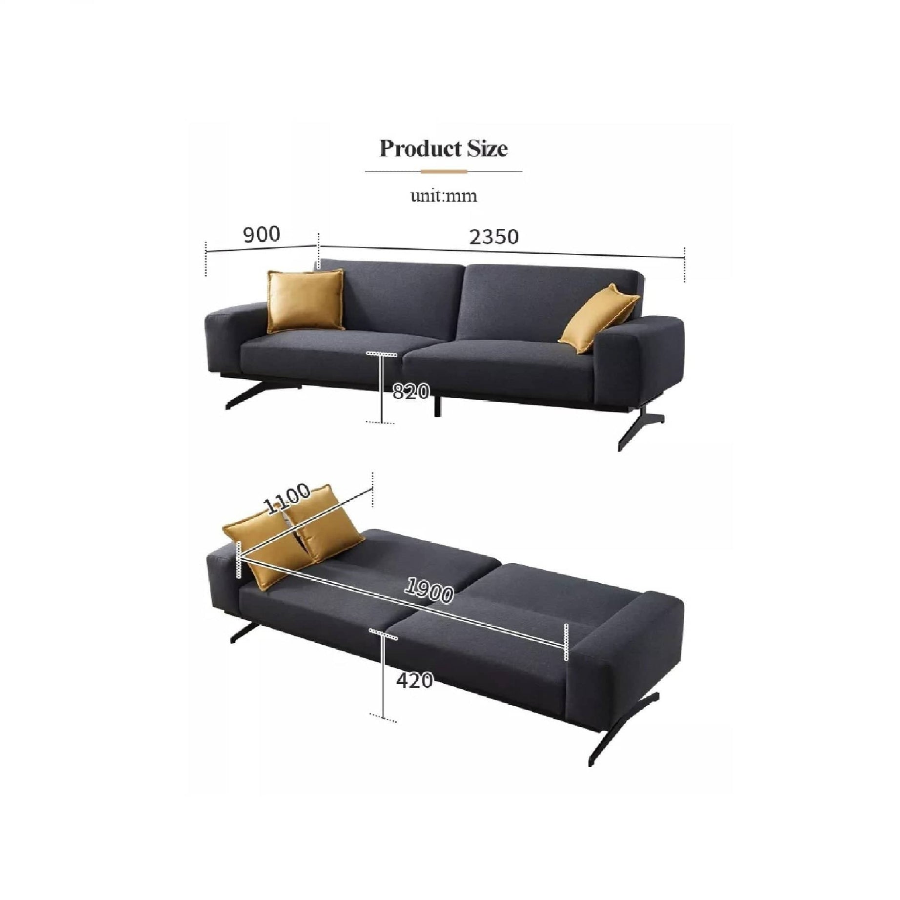 كنبة سرير مودرن -MERA