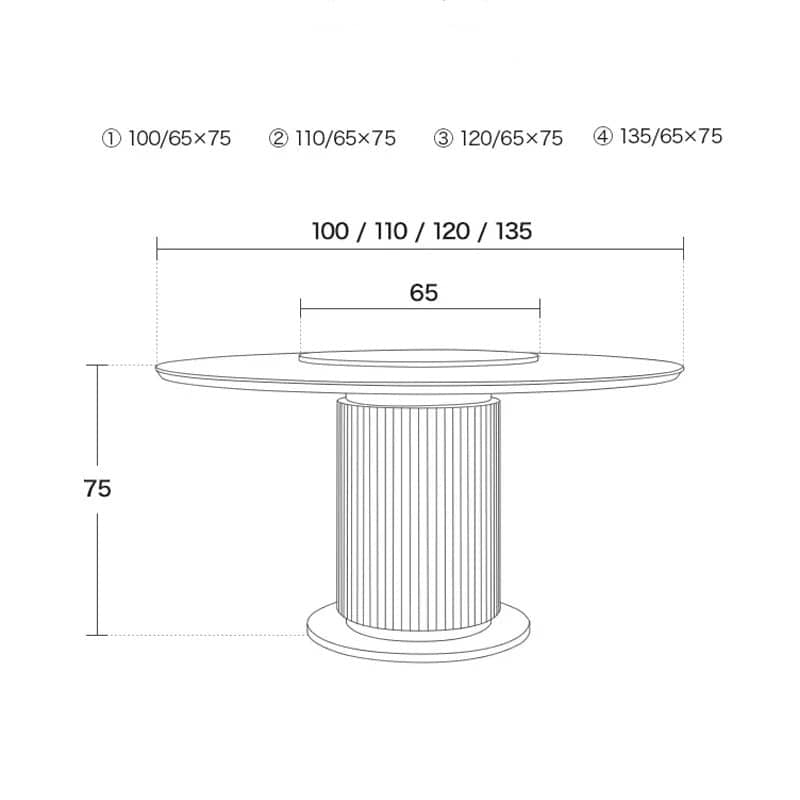 طاولة طعام فاخرة - TREND