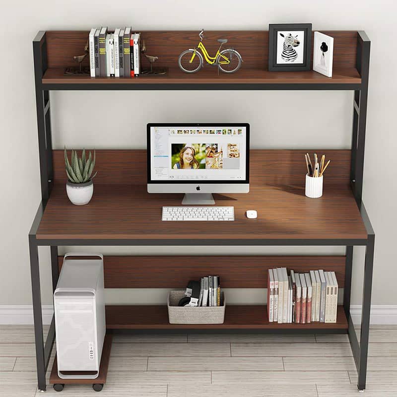 مكتب كمبيوتر بأرفف - TARE