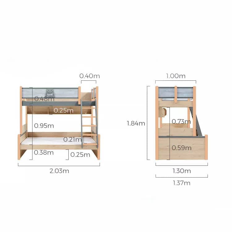سرير أطفال بطابقين - ROW