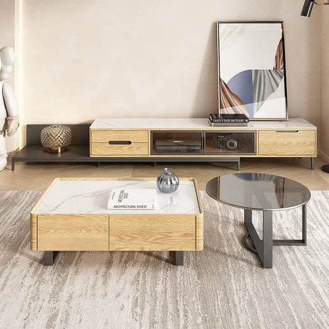 طاولتين قهوة مزدوجة مودرن - MODULUXE