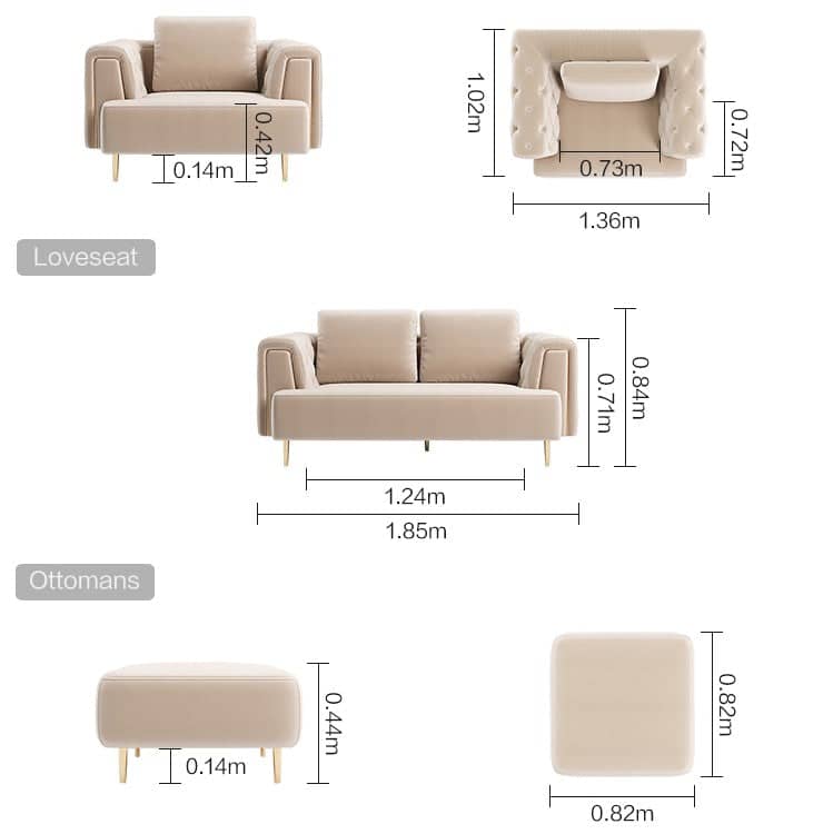 طقم كنب 5 قطع - MERA