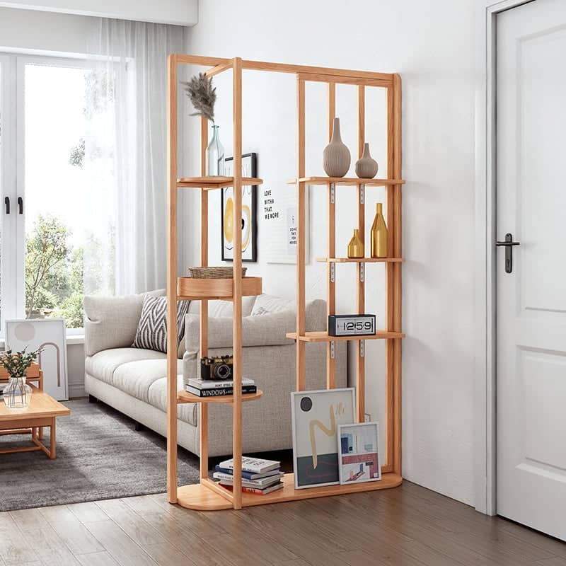 ارفف بتصميم ريفي للتخزين المدمج