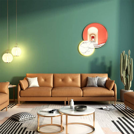 كنبة جلد عصرية - VELA