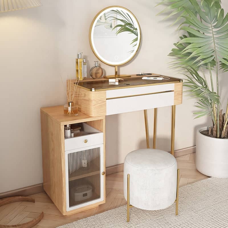 تسريحة بمرآة ومقعد - MIX