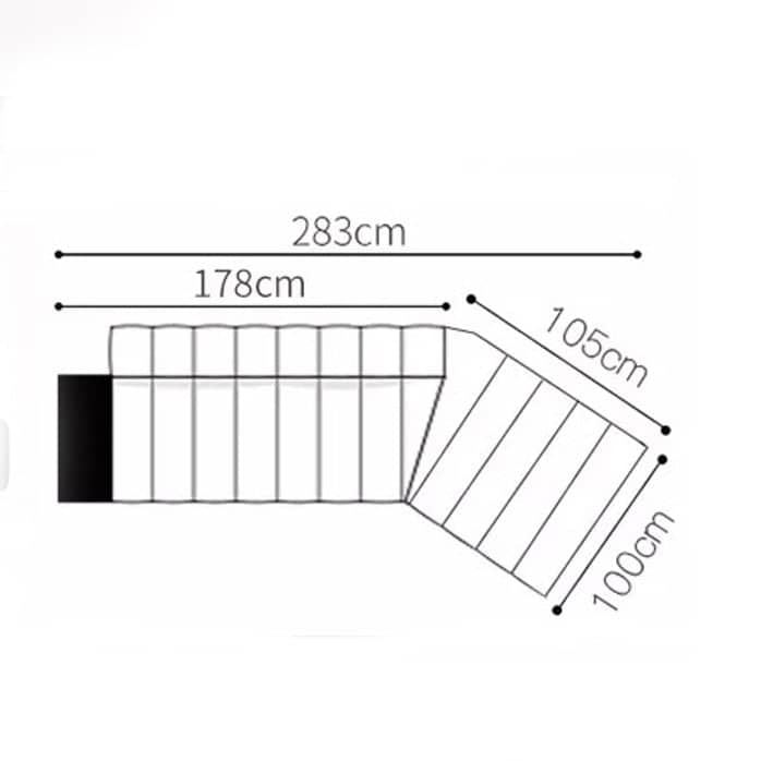 كنبه زاوية أنيقة - VELA