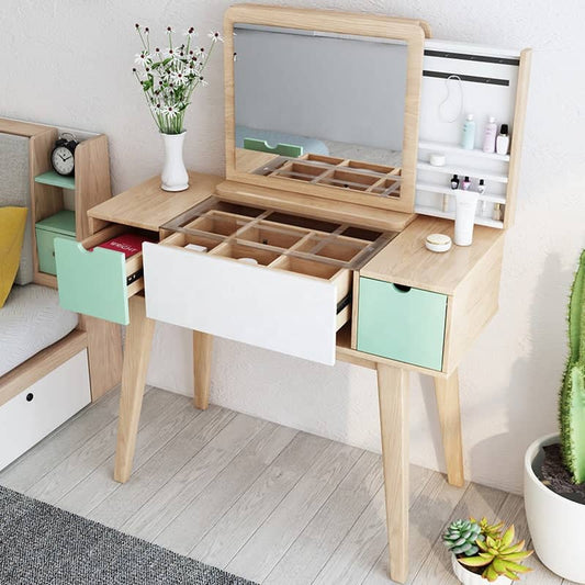 تسريحة حديثة مزودة بمرآة