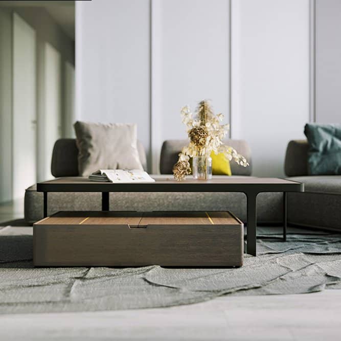 طاولة قهوة خشبية - LEGACY