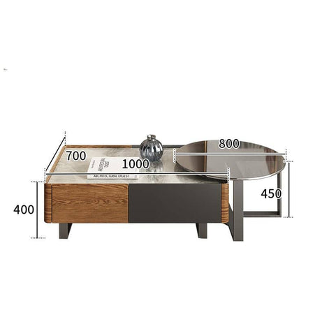 طاولتين قهوة مزدوجة مودرن - MODULUXE