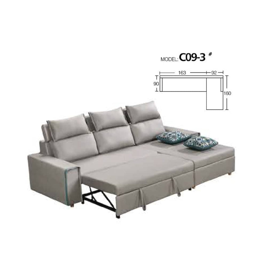 كنبة سرير حرف L - MERA