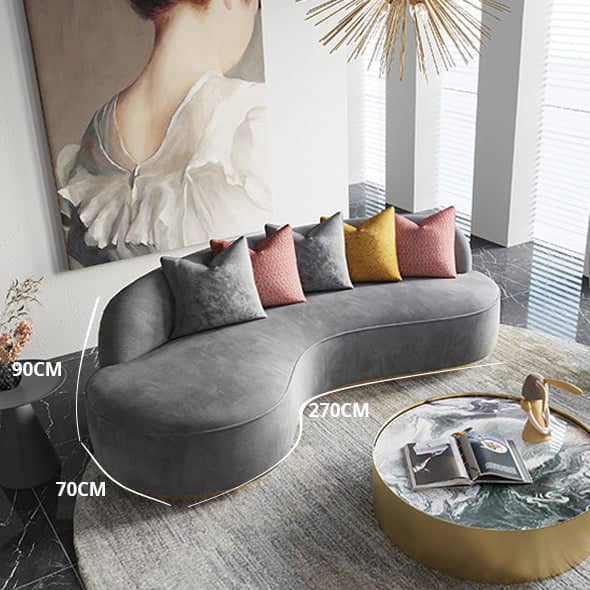 كنبة زاوية مخمليه - MERA